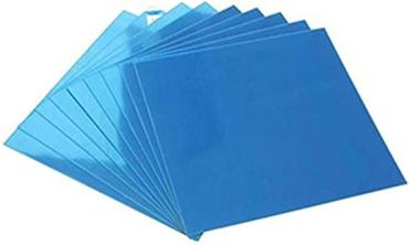 1--Mirror Sheets Flexible Non Glass Plastic Self Adhesive Tiles (9 Pieces)