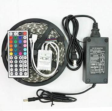 -LED Multi-Colors light bar with remote control, 5050 adapter, 5 m