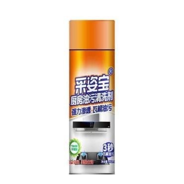 1--Degreasing foam spray with lemon scent