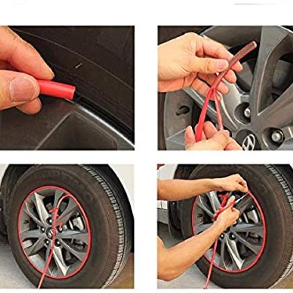 1--Adhesive to beautify and protect the edges of car rims from scratches