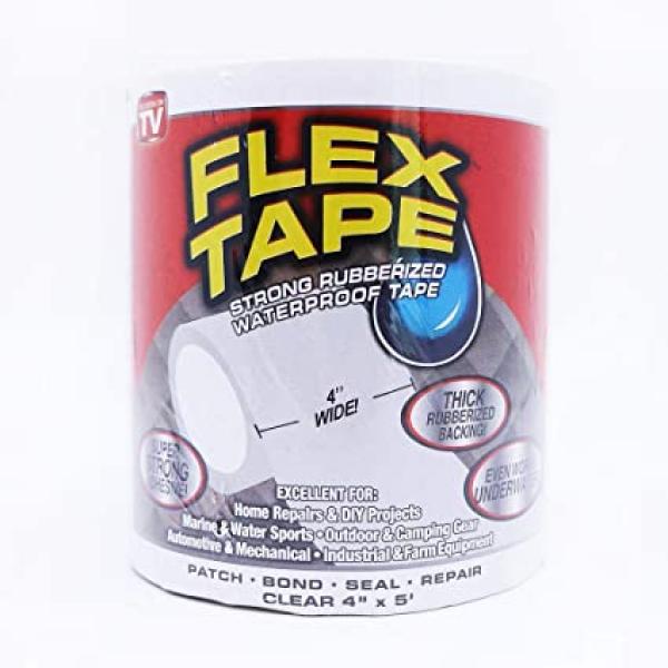 1--Flexible, elastic, water-resistant adhesive tape