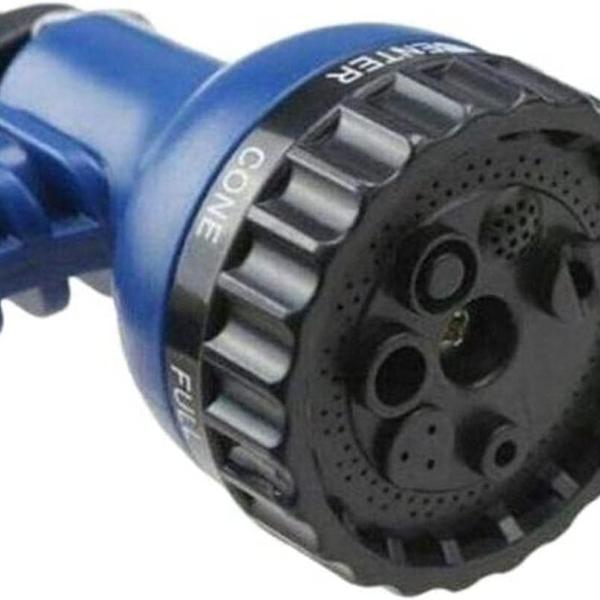1--A rubber water hose that gives a length of 22.5 meters when used, works with water pressure