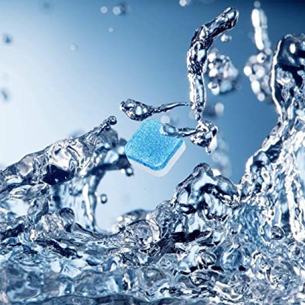 1--12PCS Washing Machine Cleaners, Washing Machine Tank Cleaning Sheet, Washer Decontamination Cleaning Detergent