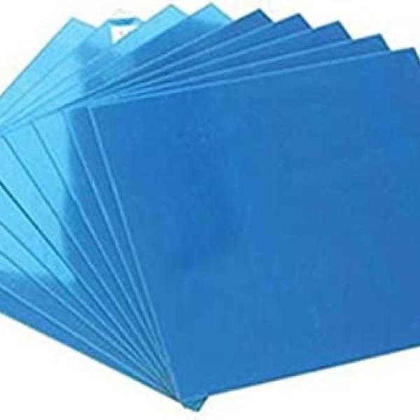 1--Mirror Sheets Flexible Non Glass Plastic Self Adhesive Tiles (9 Pieces)