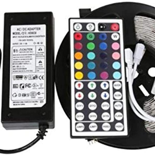 1--300 LED 5050 RGB Strip Light SMD 12V IR Controller (6A Power, 5m)