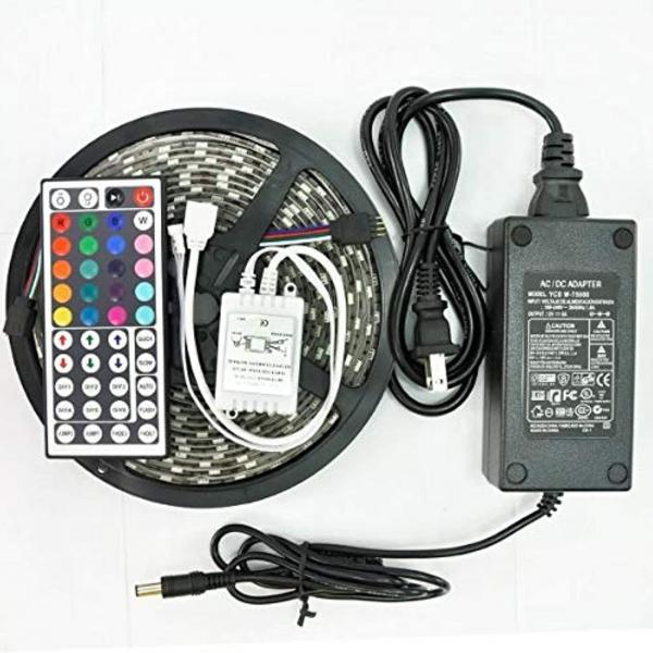 -LED Multi-Colors light bar with remote control, 5050 adapter, 5 m