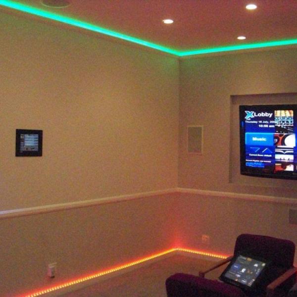 -LED Multi-Colors light bar with remote control, 5050 adapter, 5 m