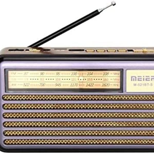 1-1-Solar Rechargeable Radio - Bluetooth - 3 Bands - SD Flash memory Music Player