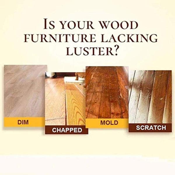 Beewax Wood Polish, Wood Seasoning Beewax, Protector Wax, Beeswax Home Cleaning for Use On Wood,Restore Luster of Furniture