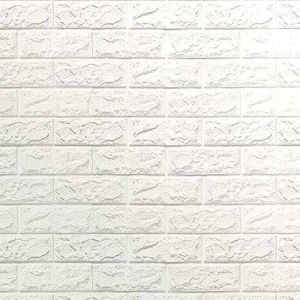  Happy toys 70x77 inch 3d foam wallpaper stickers for safe home decoration - white