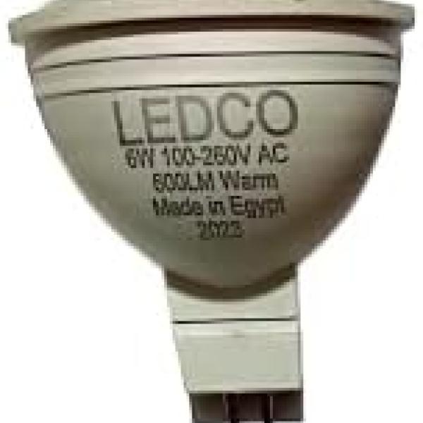 1-1-Spotlight LED Warm Light (Warm) 6W Works on Electricity 100-260V