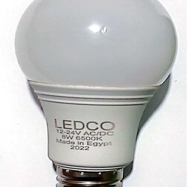 1-1-LED Bulb/Light Only Works With Car Battery AC/DC 12-24V - White 8 Watt, Made of High Quality Materials in Egypt .